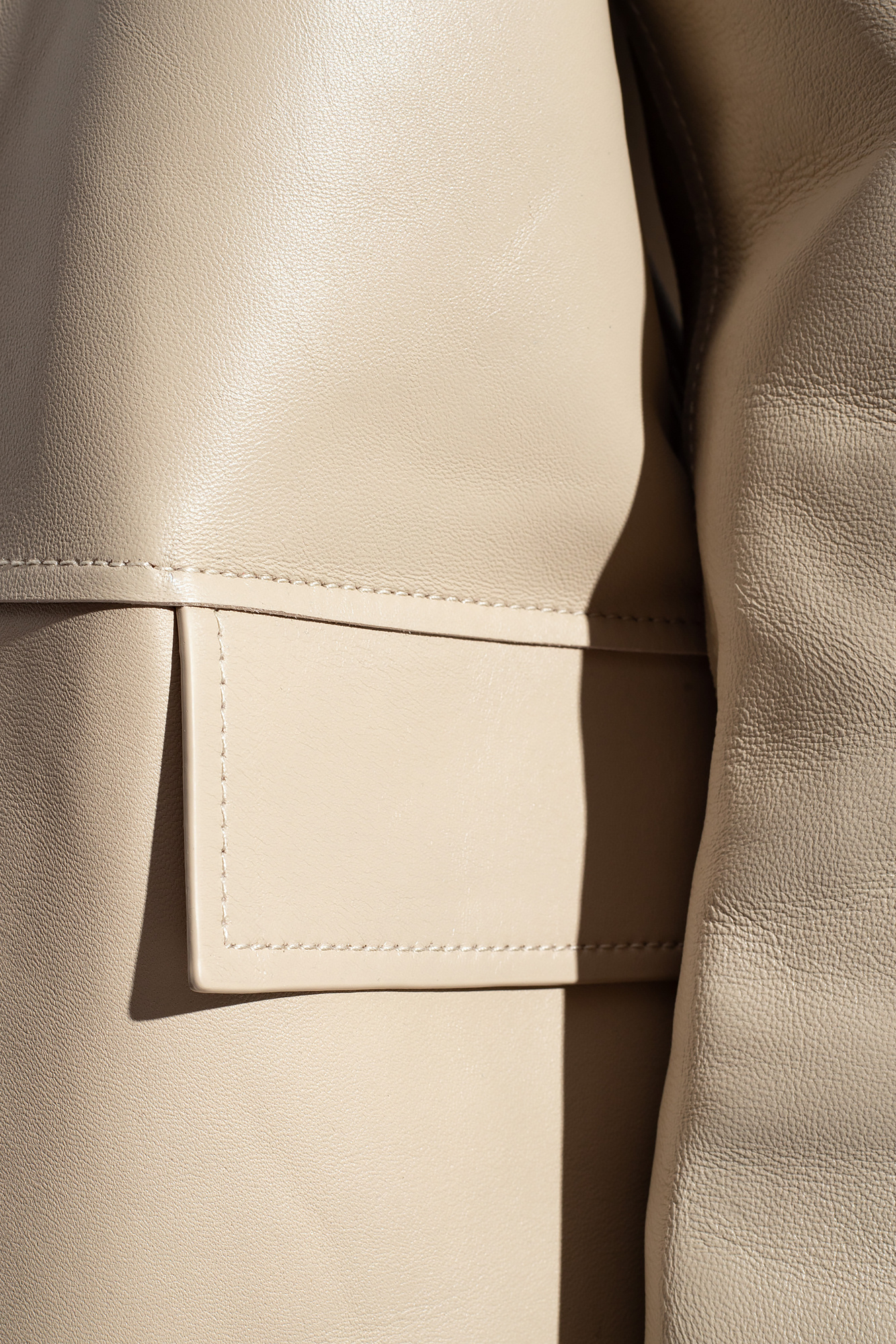 送料込/関税込■toteme■シティレザーコート Cream 'City' leather coat TOTEME - SchaferandweinerShops